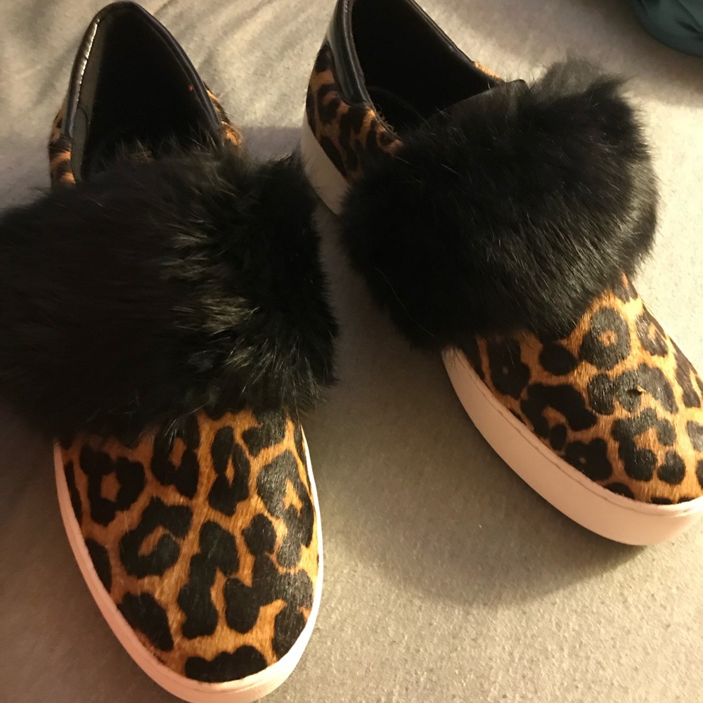 Leopard print michael Kors platform shoes size 9.5 - Picture 3 of 3